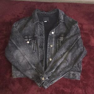 American Eagle Denim Jacket Acid Wash